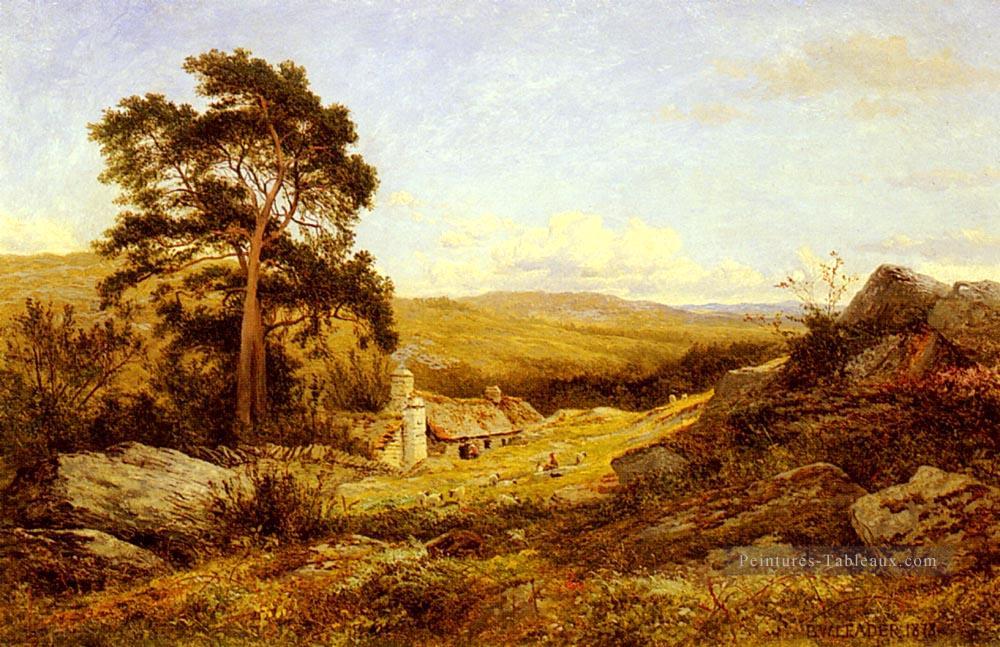 Un mouton gallois Fram paysage Benjamin Williams Leader Peintures à l'huile